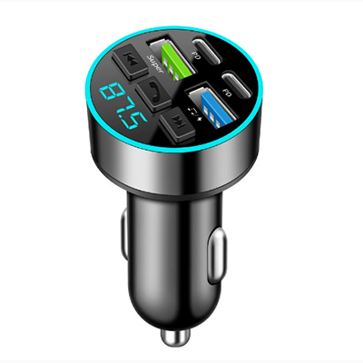 Cargador Bluetooth+MP3+USB para coche