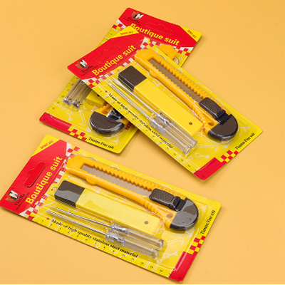 Combinación de cuchillo y destornillador multiusos para productos de tiendas departamentales
