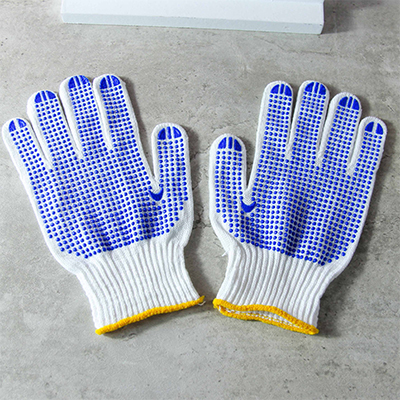 Guantes de goma de protección laboral